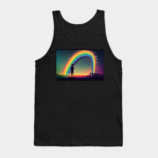 Dripping Rainbow Tank Top